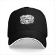 Black baseball cap with raccoon and opossum weird love graphic