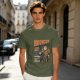 Onion Cop Graphic Tee with Retro Comic Style Artwork