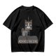 Olive T-Shirt with Grumpy Cat Lego Style 'Nothing Is Awesome' Print