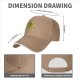 Black Baseball Cap With Distressed Yellow Skull Pirate Emblem