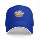 Black Baseball Cap with Ramen Bowl Graphic Print