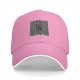 Black baseball cap with iconic Unknown Pleasures graphic print