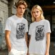 Olive Graphic Tee With Shocked Raccoon Scientist I Tried It At Home Print