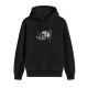 Black hoodie with vintage telephone graphic print