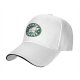 Black baseball cap with I Love Cats & Coffee graphic print