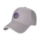 Black baseball cap with cute bat graphic and 'Bite First Ask Later' text