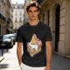 Olive T-Shirt With Cute Lazy Egg On Toast And Bacon Print