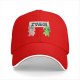 Black baseball cap with 'Humans Are A Virus' alien unicorn graphic