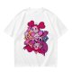 Olive T-shirt with Spinel Character Graphic Print