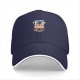 Black baseball cap with a tired red panda graphic and 'Another Fine Day' text