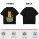 Grumpy Orange Cat Playing Settlers of Catan Board Game T-Shirt