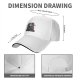 Black Baseball Cap With Giant Monster Cat Cityscape Art Print