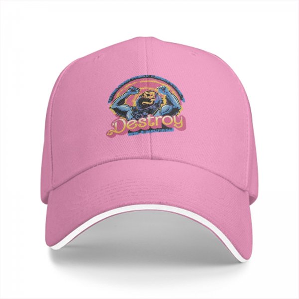 Black baseball cap with Skeletor 'Destroy the Universe' graphic
