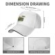 Black baseball cap with funny dumpster fire I'm a phoenix graphic