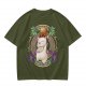 King Moogle Graphic Olive Green T-Shirt