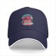Black Baseball Cap With Cherry Surf Dessert Graphic Print
