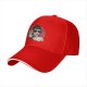 Black baseball cap with Spock graphic and 'Spock to the Wind' print
