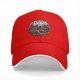Black baseball cap with 'A Place for the Spirits' nature landscape graphic