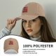 Black Baseball Cap With Vintage Wine Lady Graphic Print