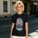 Olive T-shirt with One Piece Thousand Sunny Pirate Ship Print