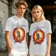 He-Man Sword Raised Graphic Olive Green T-Shirt