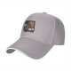 Black Baseball Cap With I Love Camping Jason Voorhees Horror Print