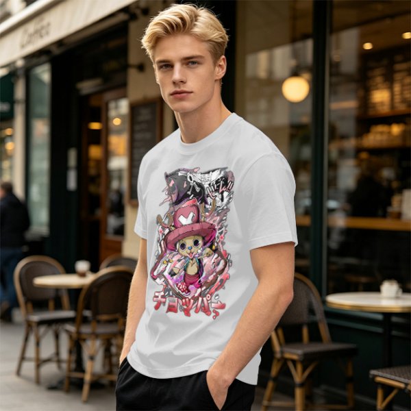 Olive Anime T-Shirt Featuring Tony Tony Chopper from One Piece