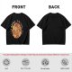 Olive t-shirt with cute puppy pile graphic and playful text