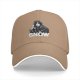 Black baseball cap with Jon Snow graphic and SNOW text