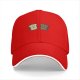 Black Baseball Cap With Cute Bread Slice Friends Graphic