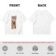 Olive T-Shirt with Japanese Style Sushi Chef Cat Print