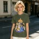 Disney Aladdin Princess Jasmine and Rajah Tiger Graphic T-Shirt