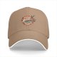 Black Baseball Cap With Ramen Club Graphic Print