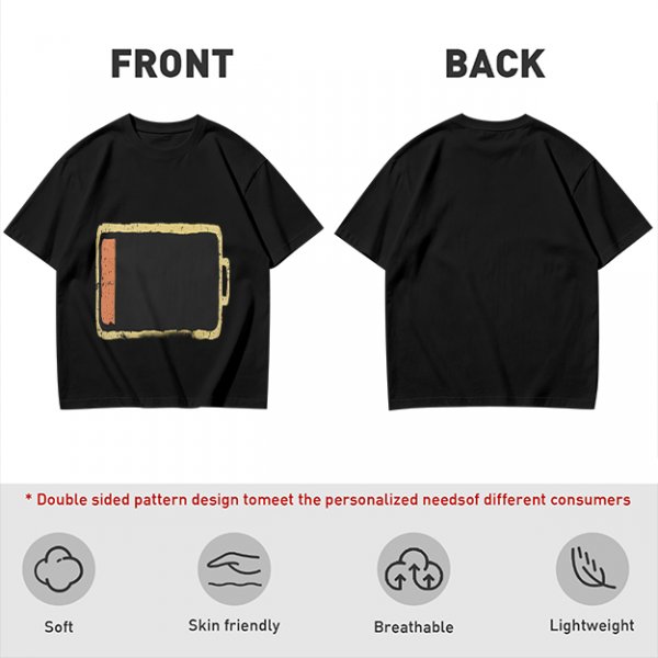 Olive Green T-Shirt With Distressed Retro TV Graphic Print