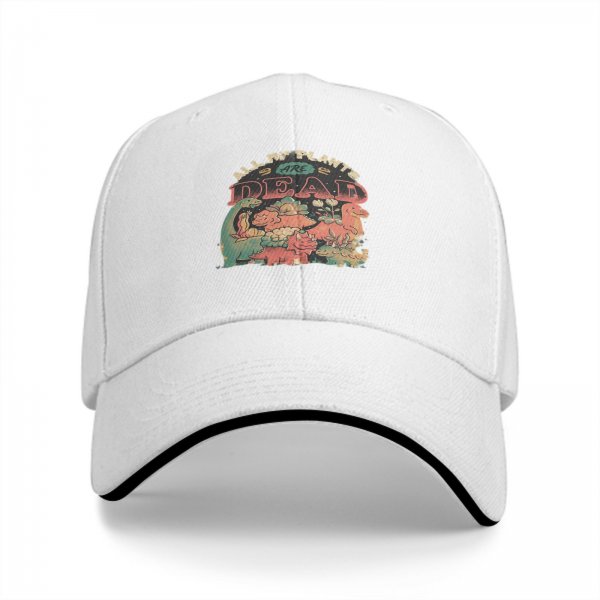All My Plants Are Dead Dinosaur Graphic Baseball Cap