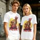 Olive T-Shirt With One Piece Anime Crew 'In My Island' Print