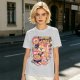 Olive t-shirt with Sunday's Vibes Shiba Inu relaxing graphic
