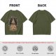 Olive T-Shirt With The Secret Order Of The Pizza All-Seeing Eye Print