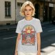 Olive T-Shirt With Stained Glass Style Praise The Sun Knight Print