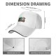 Black baseball cap with Santa and turkey Thanksgiving Christmas design