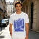 Olive t-shirt with funny yo mama's house greeting print