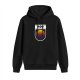 Black Hoodie With 404 Retro Sunset Graphic Print