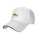 Black Baseball Cap With Cute Peeking Cat Graphic