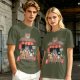 Studio Ghibli inspired coffee stand t-shirt with Totoro and friends