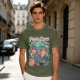 Psyce Cream Insane Flavor Graphic Tee with Whimsical Monster and Characters