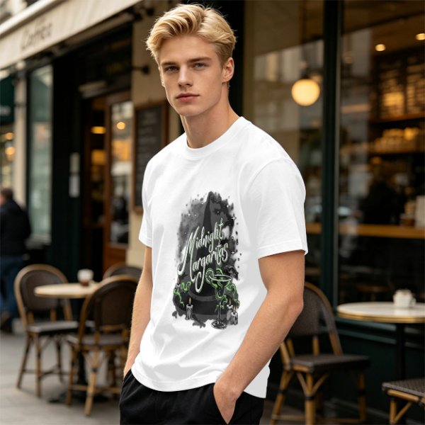 Midnight Margaritas Witch Themed Graphic T-Shirt