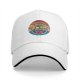 Black Baseball Cap With Retro Ramen Bowl Graphic Design