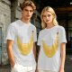Olive Green T-Shirt With Large Banana Peel Graphic Print
