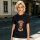 Olive t-shirt with annoyed red panda graphic and funny text