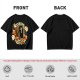 Olive Halloween T-Shirt with Get In Loser Coffin Ghost Floral Art